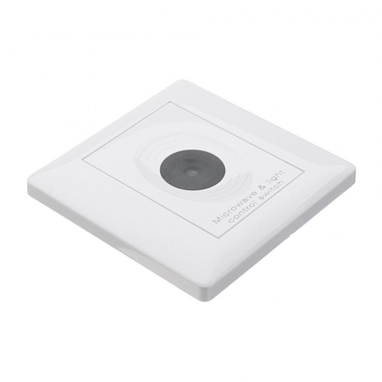 AC85-265V 200W Microwave Sensor Light Switch for Office Corridor Underground