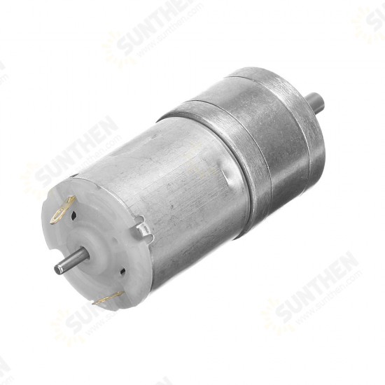 DC 7.4V 340rpm 550rpm Reduction Motor DC Geared Motor with Bracket and Wheel