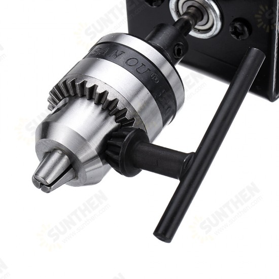 DC 12V Lathe Press 775 Motor With Miniature Hand Drill Chuck and Mounting Bracket