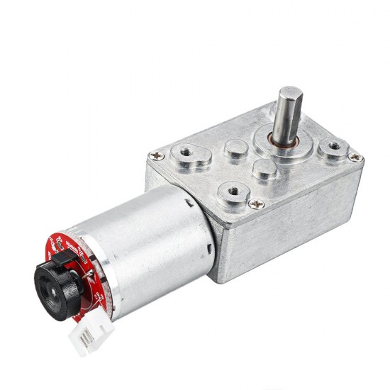 GW370 DC 12V 20/40/70/100/400RPM Mini-turbine Rod Geared Motor With Encoder For Automatic Sprayer