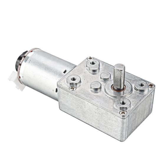 GW370 DC 12V 20/40/70/100/400RPM Mini-turbine Rod Geared Motor With Encoder For Automatic Sprayer