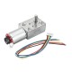 GW370 DC 12V 20/40/70/100/400RPM Mini-turbine Rod Geared Motor With Encoder For Automatic Sprayer