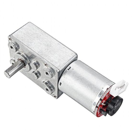 GW370 DC 6V 1/10/30/50RPM Mini-turbine Rod Geared Motor With Encoder For Automatic Sprayer