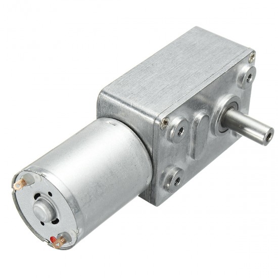 JGB370 DC12V Worm Gear Motor Hollow Shaft Micro DC Gear Motor