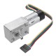 JGY-370 DC 12V Double Shaft Brushless Motor Reduction Gear Turbine Worm Self-locking Motor