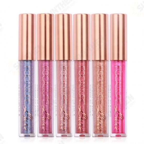 6 Colors Metallic Matte Lip Gloss Liquid Diamond Glitter Lipsticks Cosmetics Makeup