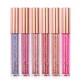 6 Colors Metallic Matte Lip Gloss Liquid Diamond Glitter Lipsticks Cosmetics Makeup