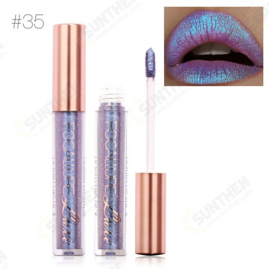 6 Colors Metallic Matte Lip Gloss Liquid Diamond Glitter Lipsticks Cosmetics Makeup