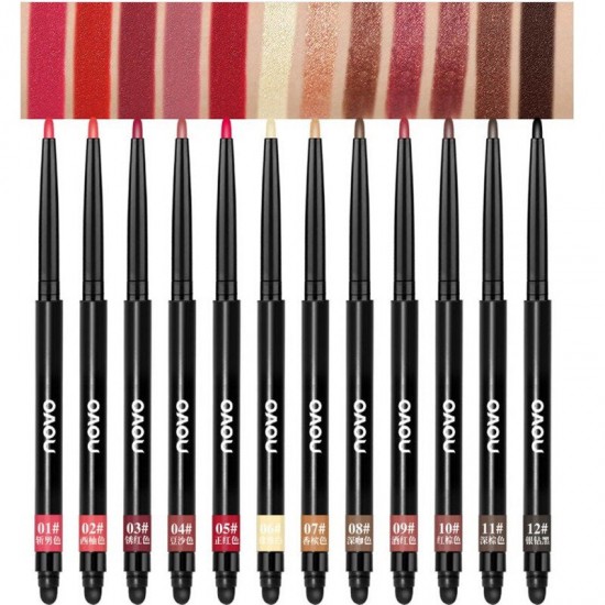 Multifunctional Eyeliner Pen Lip Liner Eye Shadow Pen Makeup Pencil Long-Lasting