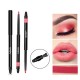 Multifunctional Eyeliner Pen Lip Liner Eye Shadow Pen Makeup Pencil Long-Lasting