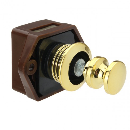 Push Button Catch Push Button Cabinet Latch for Rv/Motor Home Cupboard Caravan Lock for Cupboard Push Latch Lock Push Button Latch