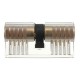 Pick Inside Padlock Transparent Lock Lock Picks Tools for Locksmith Practice Training Key Copper