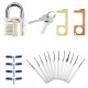 Unlocking Locksmith Practice Lock Pick Key Extractor Padlock Lockpick Tool Kits