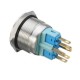 12V 6 Pin 22mm Push Button Momentary Switch with Led Light