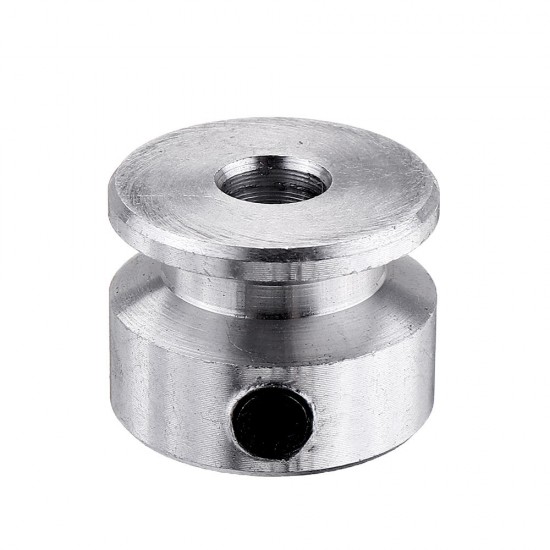 16mm Single Groove Pulley 4/5/6/8mm Fixed Bore Pulley Wheel for Motor Shaft 6mm Belt