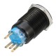 19mm 12V 5 Pin Led Light Metal Push Button Momentary Switch