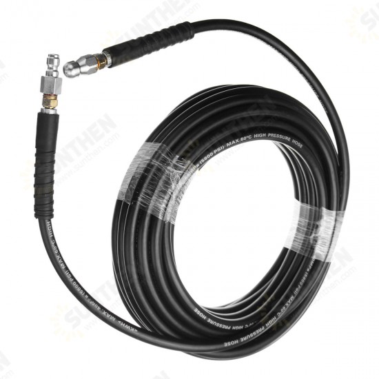 6/10/15M 1/4 Inch Quick Release Drain Sewer Cleaning Hose 5800PSI Pressure Washer Hose