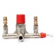 Air Compressor Double Outlet Tube Pressure Regulator Valve Fitting