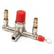 Air Compressor Double Outlet Tube Pressure Regulator Valve Fitting