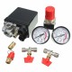 Air Compressor Pressure Valve 180PSI Gauges Regulator Pump Control Switch