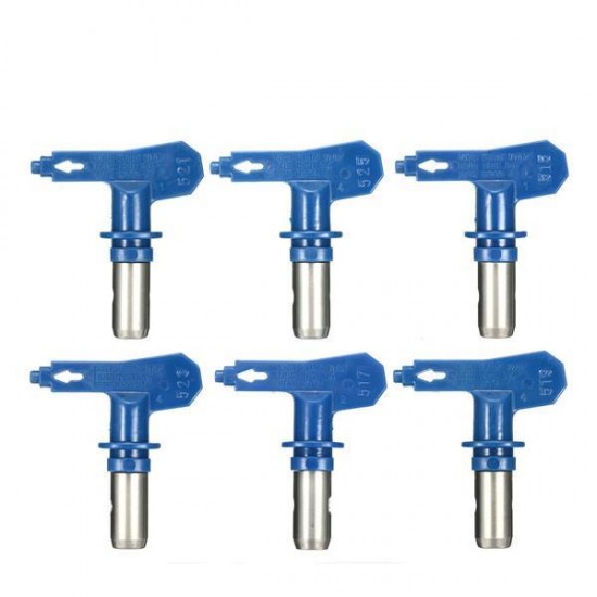 Blue Airless Spraying Gun Tips 5 Series 15-31 For Wagner Atomex Titan Paint Spray Tip