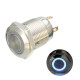 DC 12V 12mm 4 Pin Momentary Switch Led Light Metal Push Button Waterproof Switch