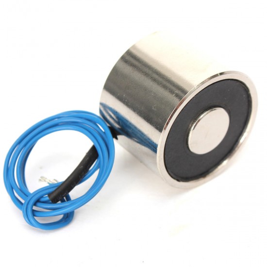 DC 12V 22 LB 10kg Electric Lifting Magnet 5W Solenoid Lift Holding Electromagnet