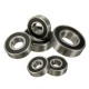 Deep Notch Ball Bearings 6200-6205/2RS High Speed Bearing Steel