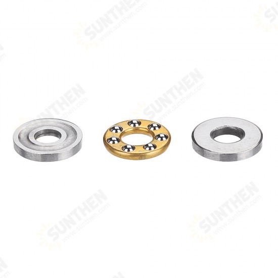 5pcs Flat Thrust Ball Bearing ID. 2.5/3/4/6/7/8mm Mini Miniature Bearings F25-6 F3-8 F4-10