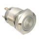 DC 5V 19mm 4 Pin Momentary Switch Led Light Metal Push Button Waterproof Switch