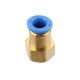 Pneumatic Connector PCF Female Thread Straight Quick Hose Joint Fittings 8-01/02/03/04