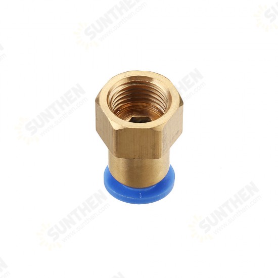 Pneumatic Connector PCF Female Thread Straight Quick Hose Joint Fittings 8-01/02/03/04