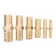 Adapter Brass Barb Straight 2 Way Pipes Fitting 6-19mm Pneumatic Component Hose Quick Coupler