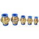 Pneumatic Connector Pneumatic Push In Fittings for Air/Water Hose and Tube All Sizes Available