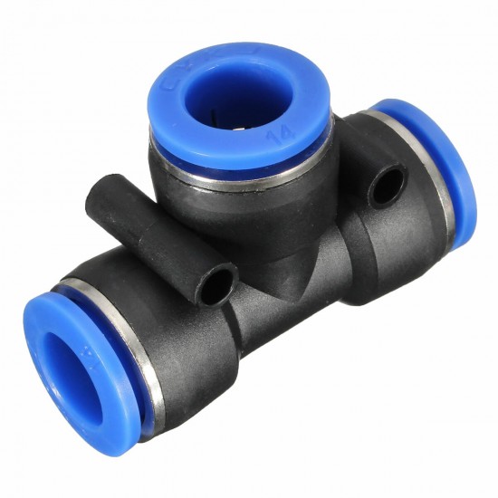 Pneumatic Push In Fittings For Air Water Hose Pipe Connectors Tube Connector