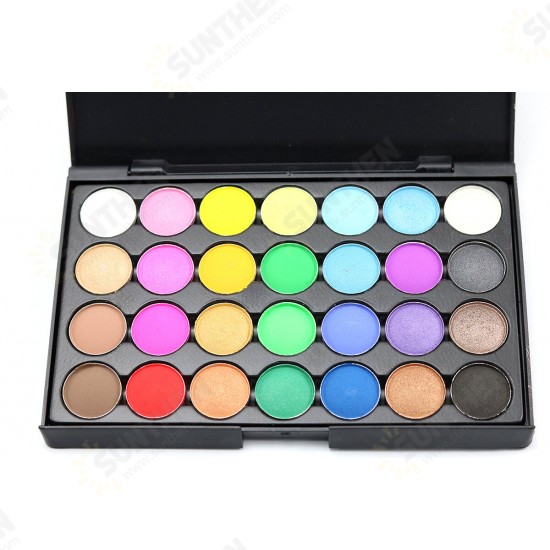 28 Color Eye Shadow Matte Pearly Smoky Earthy Highlight Eyeshadow Palette