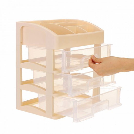 1/2/3 Layer Cosmetic Makeup Organiser Holder Tidy Storage Jewelry Box Shelf Cabinet Drawer