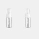 2Pcs 20ml Transparent Plastic Spray Bottle Set Squeeze Hose Bottle Lotion Moisturizing Cream Sub-bottle