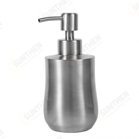 350Ml Cucurbit Shaped Liquid Soap Dispenser For Liquid Soap 304 Stainless Steel Bathroom Shower Lotion Dispenser Liquid Bottles