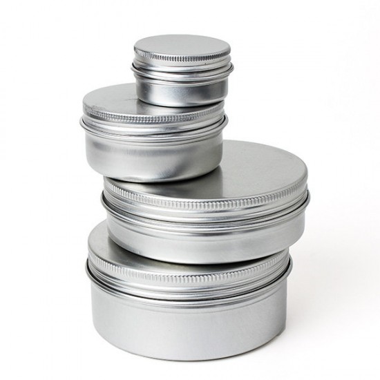 Empty Refillable Bottles Cosmetic Pot Jar Tin Container 15ml/50ml/100ml/150ml