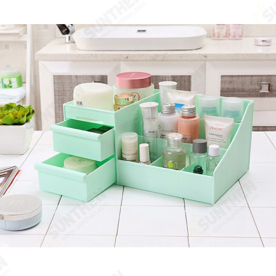 Large Capacity Cosmetic Organizer Storage Box Drawer Dressing Table Skin Care Rack House Container Sundries Makeup Organizer