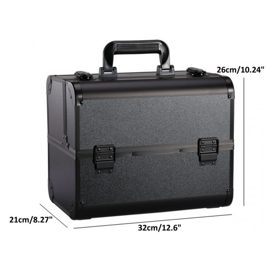 Makeup Box Large Capacity Portable Manicure Tattoo Toolbox Cosmetic Bag Female Portable