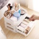 Plastic Cosmetic Drawer Makeup Organizer Jewelry Container Baby Storage Box DIY Multi-layer Nail Casket Holder Bathroom Desktop Case