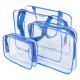 Portable Clear PVC Organizer Bags Makeup Travel Waterproof Toiletry