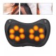 12/8/6/4 Heads Massage Pillow Electric Shiatsu Massager for Back Waist Body Cervical Pillow Home Car