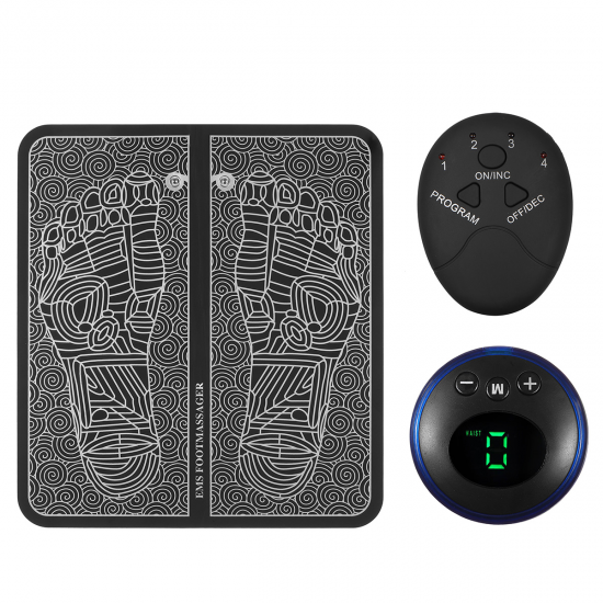 Physiotherapy Foot Massage Mat 6 Modes 9 Levels Portable Leg Blood Circulation Massager Relax Device