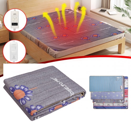 Electric Blanket Waterproof Leakage-proof Electric Heating Pad Temperature Control Remote Control Automatic Power-off Electric Blanket