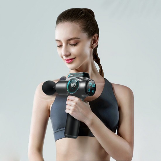 F2 Massage Gun AI Intelligent Control Strong Power Fasica Massage Gun Long-lasting Battery Life Massage Gun