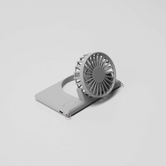 USB Charging 180 ° Foldable Fan 5,400/min 3 Speeds Adjustable Mini Halter Fan