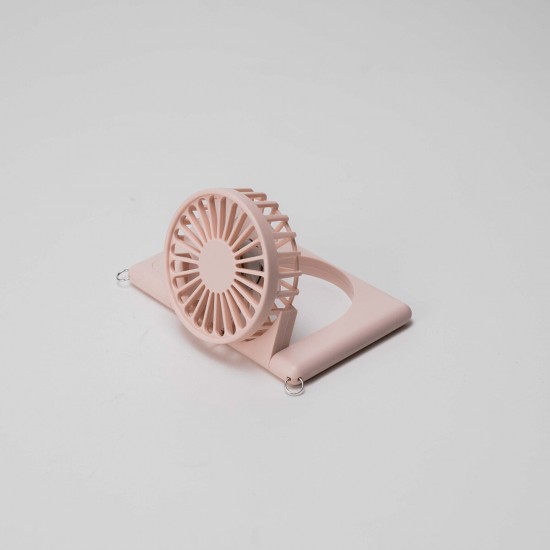 USB Charging 180 ° Foldable Fan 5,400/min 3 Speeds Adjustable Mini Halter Fan